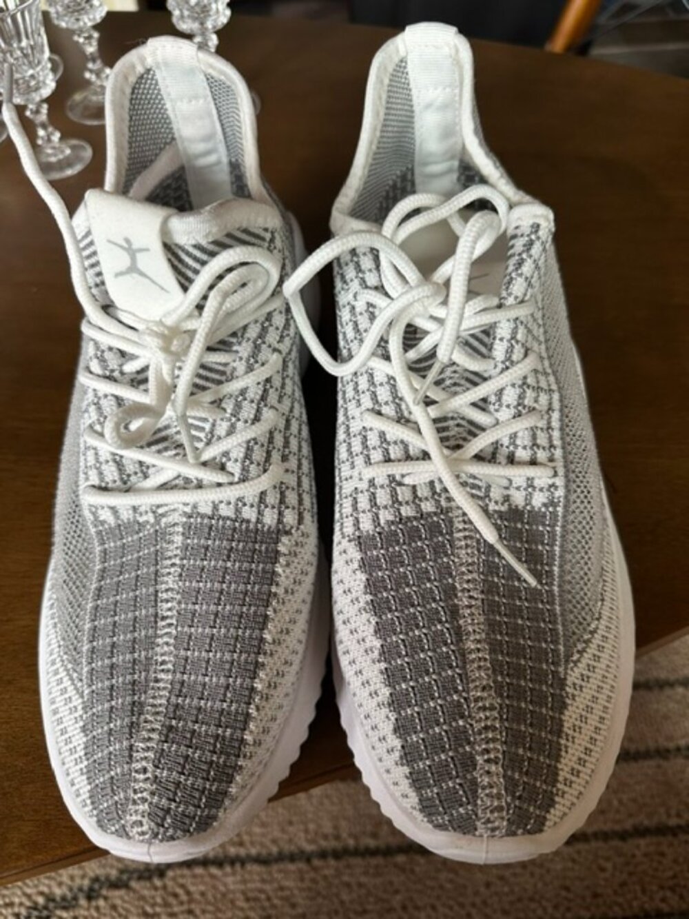 Ladies Danskin White and Gray Trainers Size 9